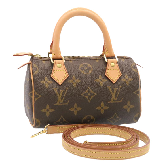 LOUIS VUITTON Monogram Mini Speedy Hand Bag M41534 LV Auth 26741SM