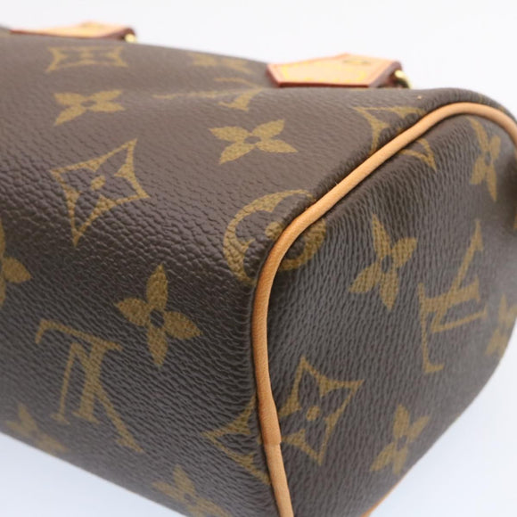 LOUIS VUITTON Monogram Mini Speedy Hand Bag M41534 LV Auth 26741SM