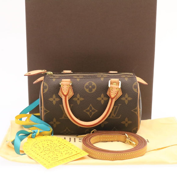 LOUIS VUITTON Monogram Mini Speedy Hand Bag M41534 LV Auth 26741SM