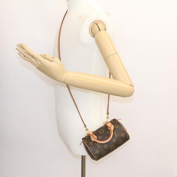 LOUIS VUITTON Monogram Mini Speedy Hand Bag M41534 LV Auth 26741SM