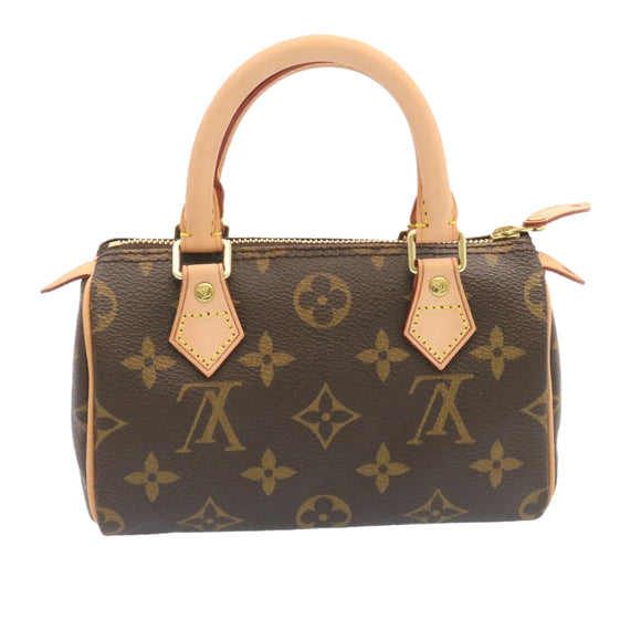 LOUIS VUITTON Monogram Mini Speedy Hand Bag M41534 LV Auth 26741SM