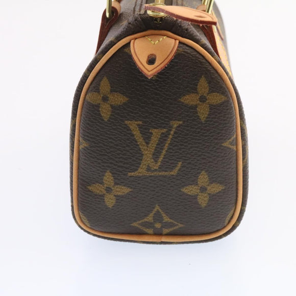 LOUIS VUITTON Monogram Mini Speedy Hand Bag M41534 LV Auth 26741SM