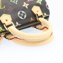 LOUIS VUITTON Monogram Multicolor Mini Speedy Hand Bag Black M92644 Auth 26986SM-7