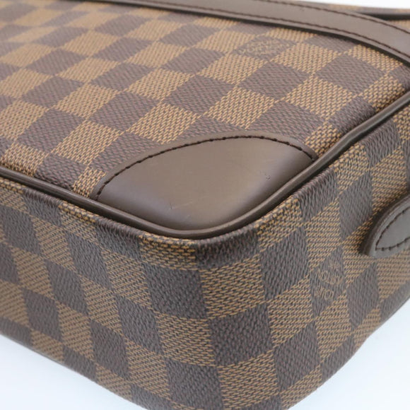 LOUIS VUITTON Damier Ebene Trocadero 27 Shoulder Bag N48085 LV Auth 27264SAV