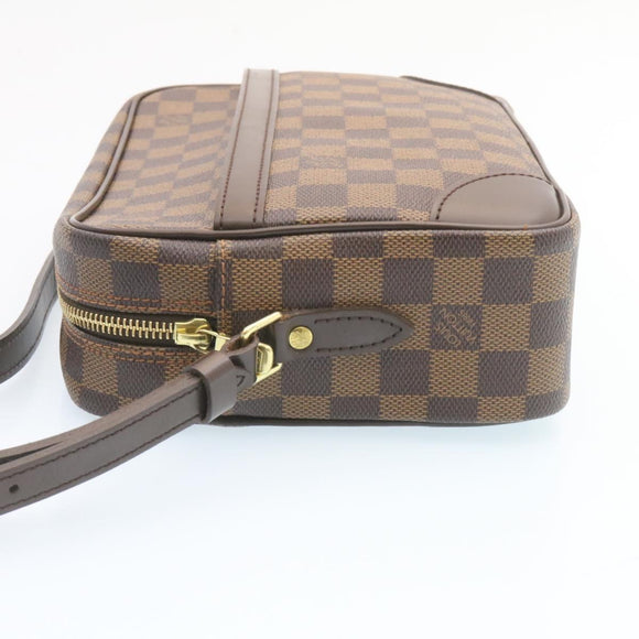 LOUIS VUITTON Damier Ebene Trocadero 27 Shoulder Bag N48085 LV Auth 27264SAV