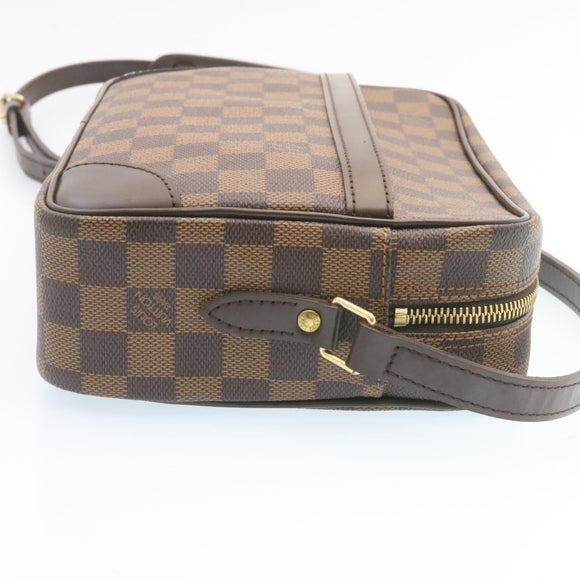 LOUIS VUITTON Damier Ebene Trocadero 27 Shoulder Bag N48085 LV Auth 27264SAV