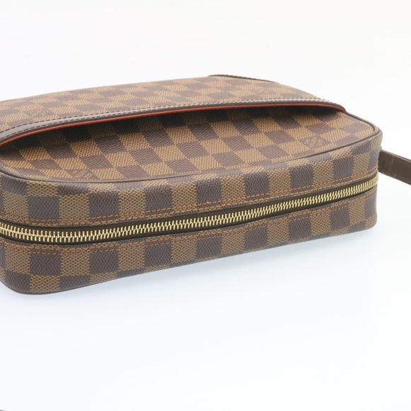 LOUIS VUITTON Damier Ebene Trocadero 27 Shoulder Bag N48085 LV Auth 27264SAV