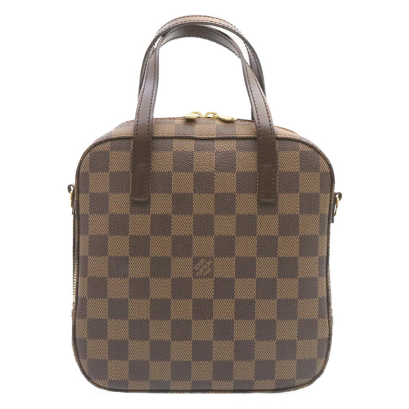 LOUIS VUITTON Damier Ebene Spontini Hand Bag SP Order N48021 LV Auth 27266AV