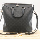 LOUIS VUITTON Monogram Eclipse Explorer 2Way Shoulder Bag M40566 Auth 27480A-12