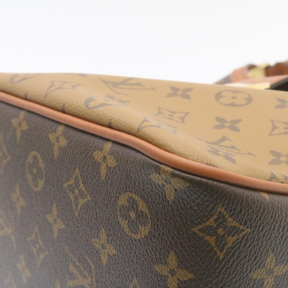 LOUIS VUITTON Monogram reverse Hobo Dauphine PM Shoulder Bag M45194 Auth 27624S