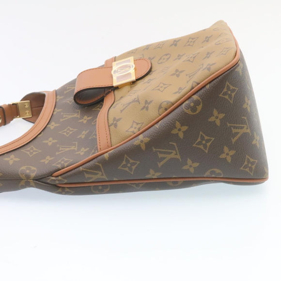 LOUIS VUITTON Monogram reverse Hobo Dauphine PM Shoulder Bag M45194 Auth 27624S