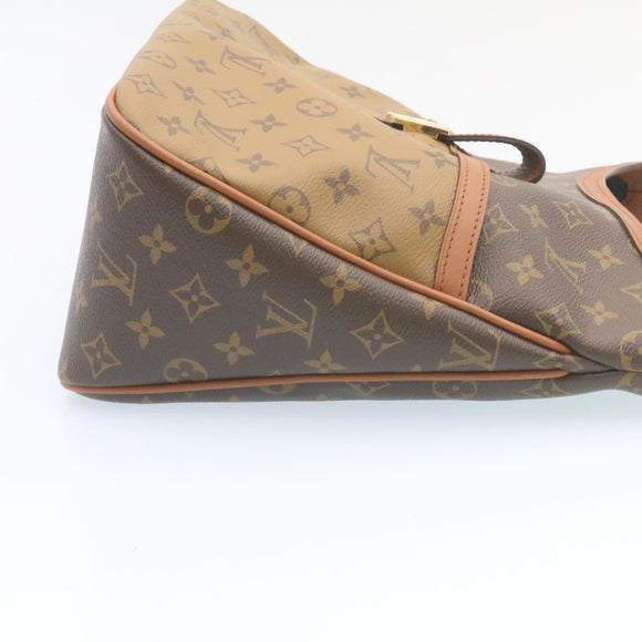 LOUIS VUITTON Monogram reverse Hobo Dauphine PM Shoulder Bag M45194 Auth 27624S