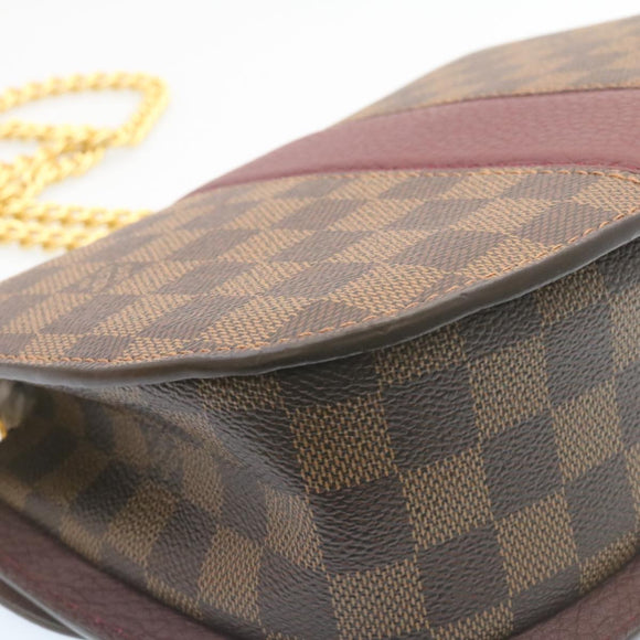 LOUIS VUITTON Damier Ebene Wight Chain Shoulder Bag N64420 LV Auth 27625SAV