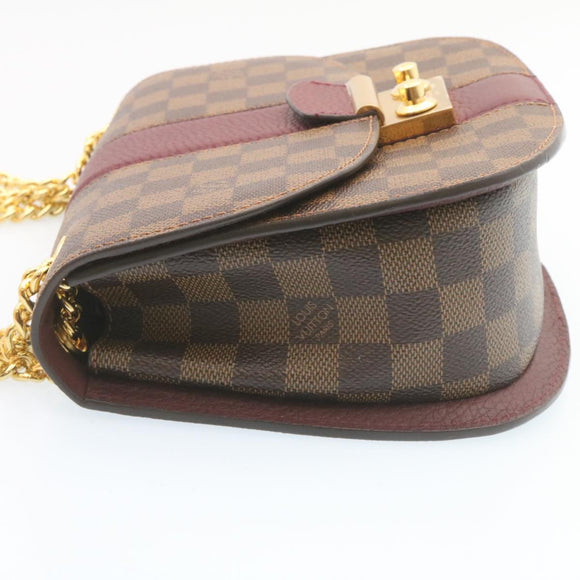 LOUIS VUITTON Damier Ebene Wight Chain Shoulder Bag N64420 LV Auth 27625SAV