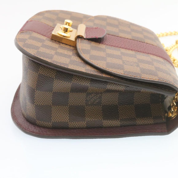 LOUIS VUITTON Damier Ebene Wight Chain Shoulder Bag N64420 LV Auth 27625SAV