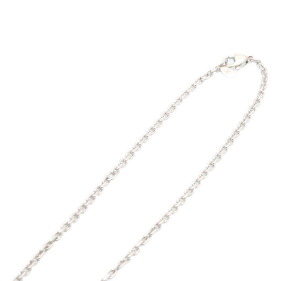 LOUIS VUITTON Pandantif LV XL Necklace White Gold Diamond Q93821 Auth 27695SM