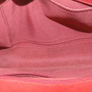 CHANEL Boy Chanel Matelasse Chain Flap Shoulder Bag Leather Red CC Auth 28281AV-10