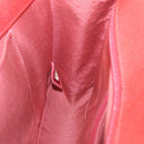 CHANEL Boy Chanel Matelasse Chain Flap Shoulder Bag Leather Red CC Auth 28281AV-18