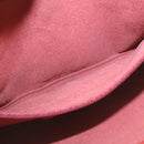 CHANEL Boy Chanel Matelasse Chain Flap Shoulder Bag Leather Red CC Auth 28281AV-20