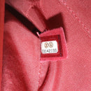 CHANEL Boy Chanel Matelasse Chain Flap Shoulder Bag Leather Red CC Auth 28281SAV-11