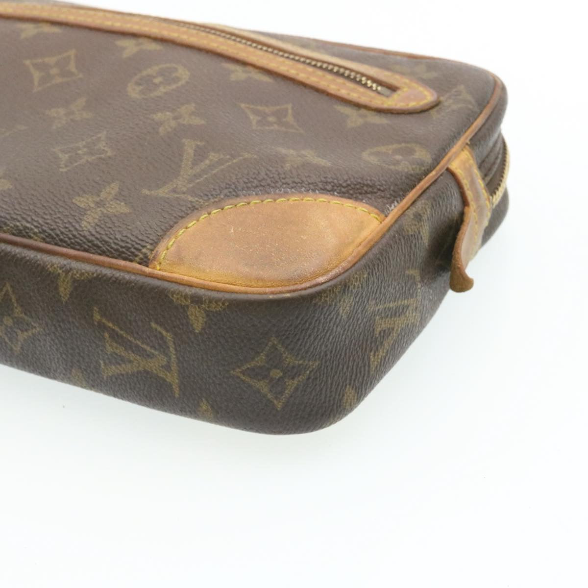 LOUIS VUITTON Monogram Marly Dragonne GM Clutch Bag M51825 LV Auth 28356