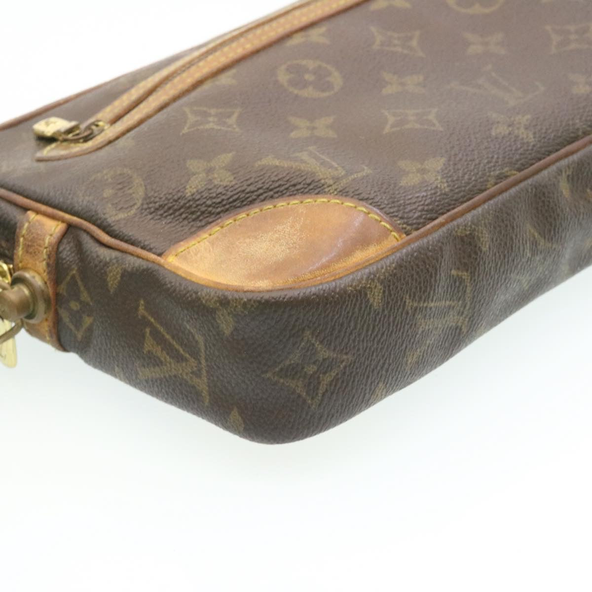 LOUIS VUITTON Monogram Marly Dragonne GM Clutch Bag M51825 LV Auth 28356