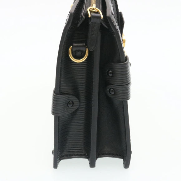 LOUIS VUITTON Epi Trunk Clutch 2Way Shoulder Bag Black M53052 LV Auth 28382SM
