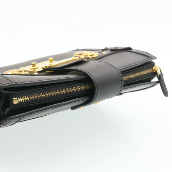 LOUIS VUITTON Epi Trunk Clutch 2Way Shoulder Bag Black M53052 LV Auth 28382SM