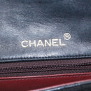CHANEL Mini Matelasse Chain Flap Shoulder Bag Lamb Skin Black Gold Auth 28471AM-18