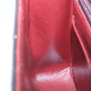 CHANEL Mini Matelasse Chain Flap Shoulder Bag Lamb Skin Black Gold Auth 28471AM-21