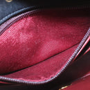 CHANEL Mini Matelasse Chain Flap Shoulder Bag Lamb Skin Black Gold Auth 28471AM-22