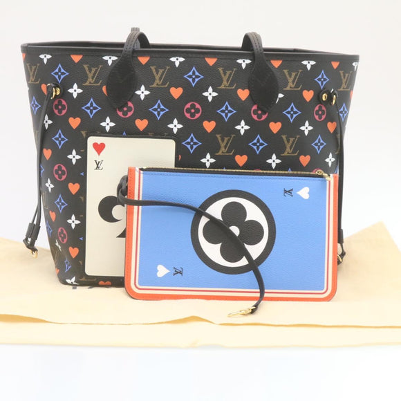 LOUIS VUITTON Game On Collection Neverfull MM Shoulder Bag M57483 LV Auth 28626S