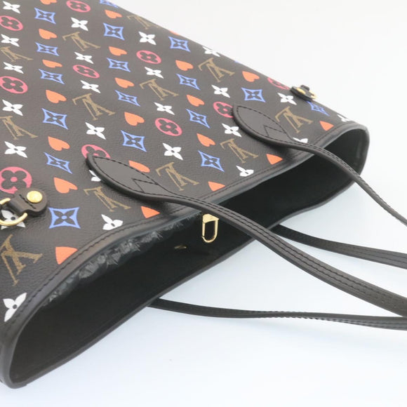 LOUIS VUITTON Game On Collection Neverfull MM Shoulder Bag M57483 LV Auth 28626S