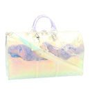 LOUIS VUITTON Monogram Prism Keepall Bandouliere 50 BostonBag M53271 Auth 28628S-1