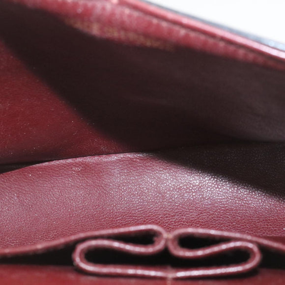 CHANEL Classic Matelasse 23 Chain Flap Shoulder Bag Lamb Skin Black Auth 28634AV