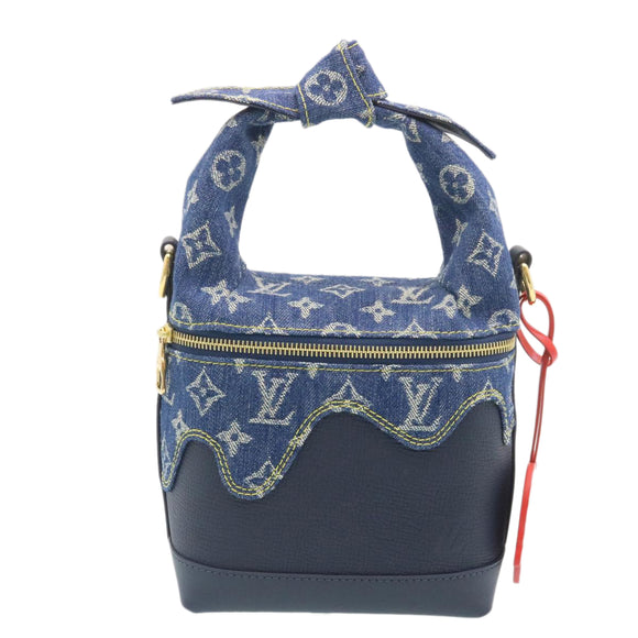 LOUIS VUITTON MonogramDenim drip Japanese cruiser ShoulderBag M45970 Auth 28766SM