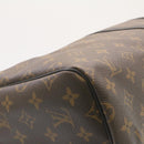 LOUIS VUITTON Monogram Macassar Keepall Bandouliere 55 M56714 Auth 28882S-9