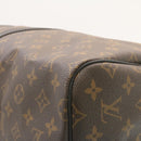 LOUIS VUITTON Monogram Macassar Keepall Bandouliere 55 M56714 Auth 28882S-16