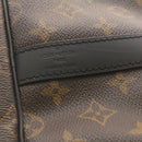 LOUIS VUITTON Monogram Macassar Keepall Bandouliere 55 M56714 Auth 28882S-17