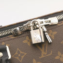 LOUIS VUITTON Monogram Macassar Keepall Bandouliere 55 M56714 Auth 28882S-18