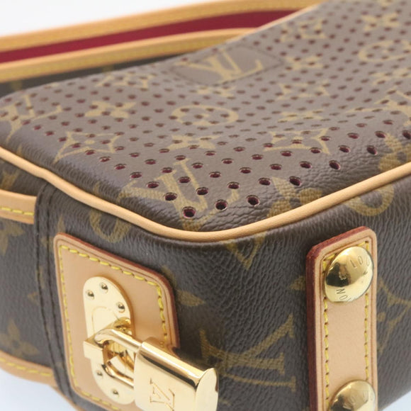 LOUIS VUITTON Monogram Perfo Mini Trocadero Shoulder Bag M95175 LV Auth 28917SAV
