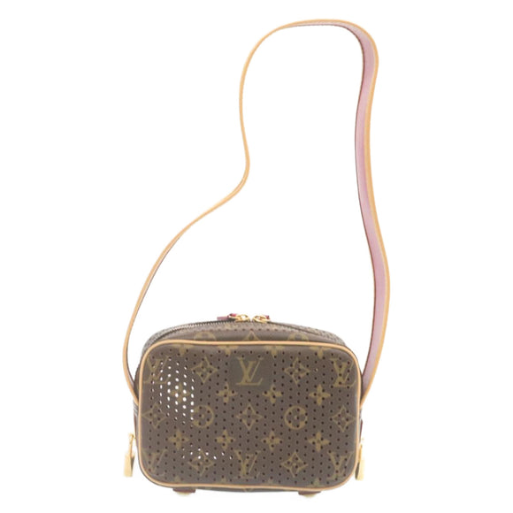 LOUIS VUITTON Monogram Perfo Mini Trocadero Shoulder Bag M95175 LV Auth 28917AV