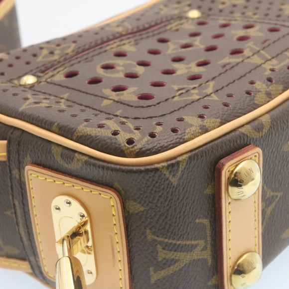 LOUIS VUITTON Monogram Perfo Mini Trocadero Shoulder Bag M95175 LV Auth 28917AV