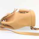 LOUIS VUITTON Nomad leather Montsouris MM Backpack SPO Beige LV Auth 28931SV-3
