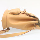 LOUIS VUITTON Nomad leather Montsouris MM Backpack SPO Beige LV Auth 28931SV-4