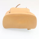 LOUIS VUITTON Nomad leather Montsouris MM Backpack SPO Beige LV Auth 28931SV-5