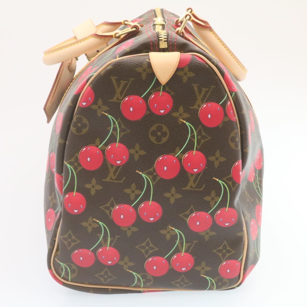 LOUIS VUITTON Monogram Cherry Keepall 45 Boston Bag M95011 LV Auth 28992A