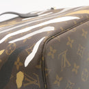 LOUIS VUITTON × LOL Monogram Camouflage Neverfull MM Tote Bag M45201 Auth 29024S-16