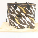 LOUIS VUITTON × LOL Monogram Camouflage Neverfull MM Tote Bag M45201 Auth 29024S-12