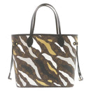LOUIS VUITTON × LOL Monogram Camouflage Neverfull MM Tote Bag M45201 Auth 29024S-13